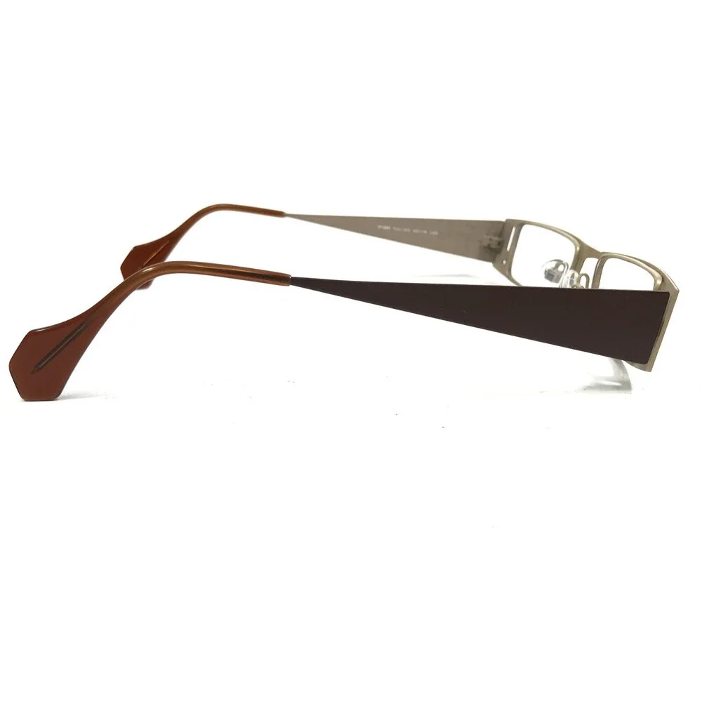 Iyoko-Inyake Eyeglasses Frames IY569 Col.123 Brown Rectangular 48-19-140